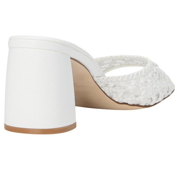 Steve Madden Womens Mania Heeled Sandal Block MANI13S1 White 7.5M - Picture 11 of 13